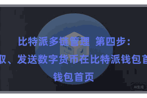 比特派多链管理 第四步:袭取、发送数字货币在比特派钱包首页