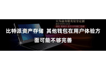 比特派资产存储  其他钱包在用户体验方面可能不够完善