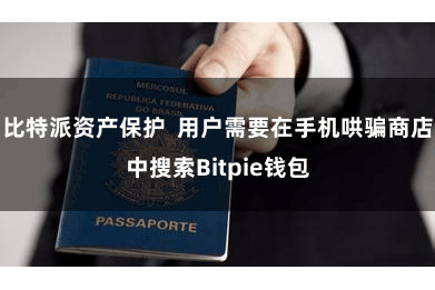 比特派资产保护  用户需要在手机哄骗商店中搜索Bitpie钱包