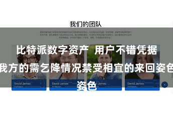 比特派数字资产 用户不错凭据我方的需乞降情况禁受相宜的来回姿色
