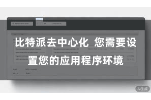 比特派去中心化  您需要设置您的应用程序环境