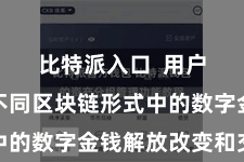 比特派入口  用户不错将不同区块链形式中的数字金钱解放改变和交换