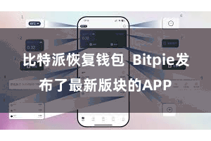比特派恢复钱包  Bitpie发布了最新版块的APP