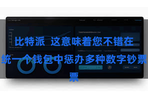 比特派  这意味着您不错在统一个钱包中惩办多种数字钞票